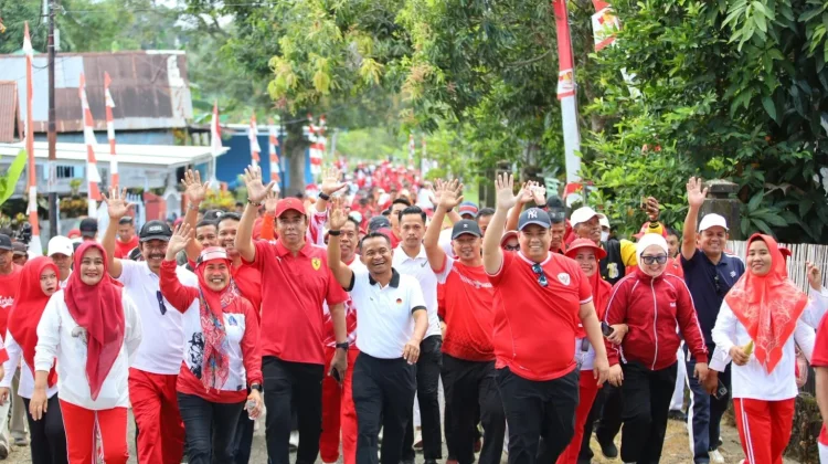 Ribuan Warga Lintas Kecamatan Meriahkan Roadshow Kemerdekaan RI di Mare