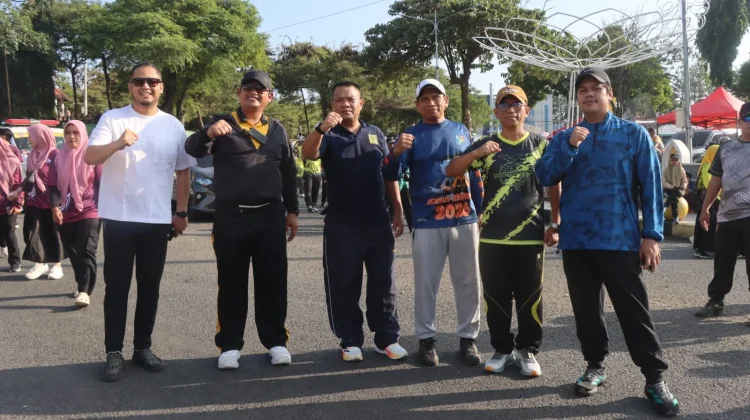 Kapolres Soppeng Hadiri Gerak Jalan Santai HUT RI