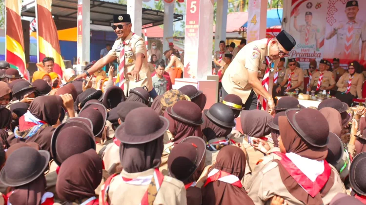 HUT Ke-65 Pramuka, Bupati Bone Dorong Peran Dukung Swasembada Pangan