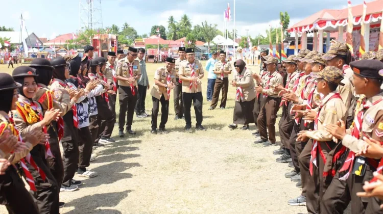 Kuis Berhadiah Sepeda dari Bupati Bone Warnai Hari Pramuka Ke-65 di Sibulue