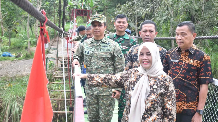 Jembatan Gantung Perintis Garuda Rampung, Buka Akses Dua Desa di Sinjai