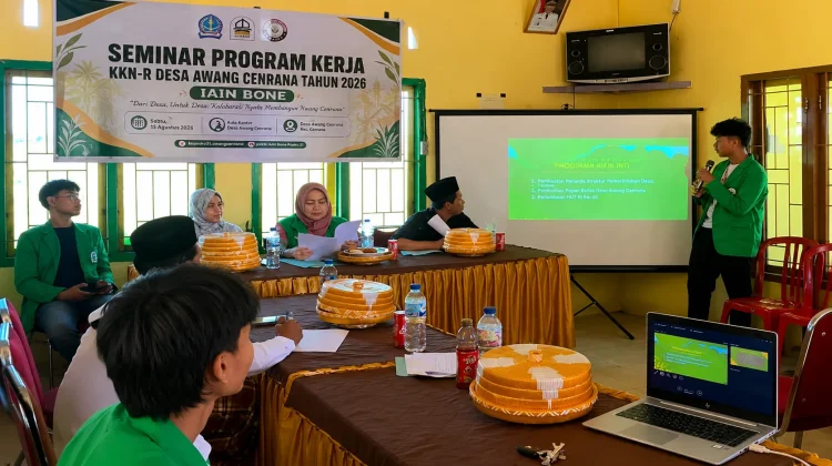 KKN IAIN Bone Posko 31 Siapkan Tiga Program Unggulan untuk Warga Awang Cenrana