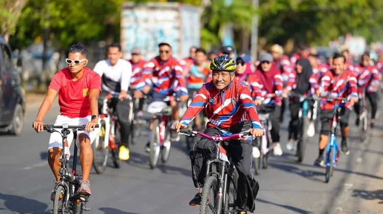 Lapas Watampone Semarakkan HUT RI dengan Fun Bike