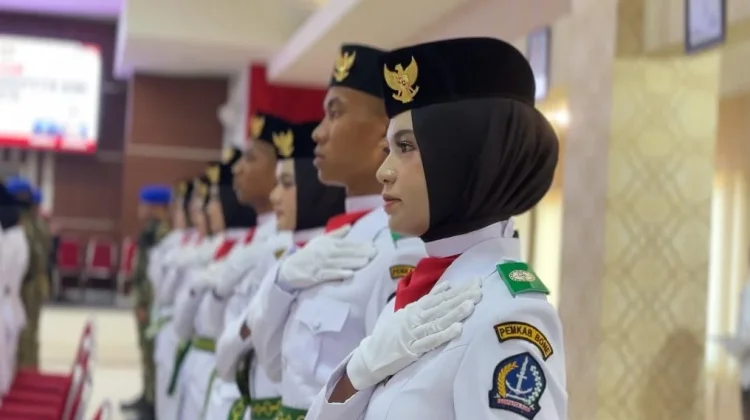Sebanyak 70 Calon Paskibraka Bone Resmi Dikukuhkan Jelang HUT RI ke-81
