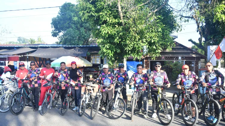 HIPMI Sinjai Gelar Fun Bike Meriahkan HUT RI ke-81