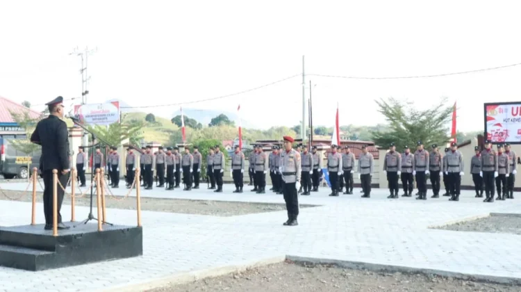 Polres Soppeng Teguhkan Pengabdian di HUT Kemerdekaan