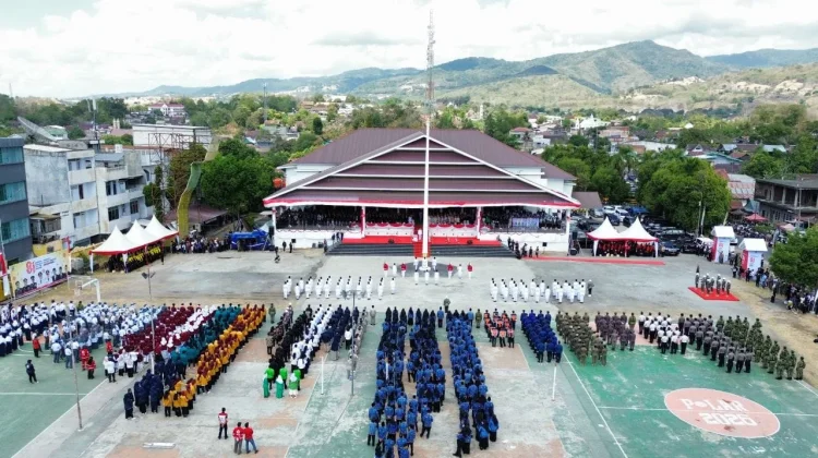 Semangat Kemerdekaan, Dandim 1423/Soppeng Hadiri Upacara HUT ke-81 RI