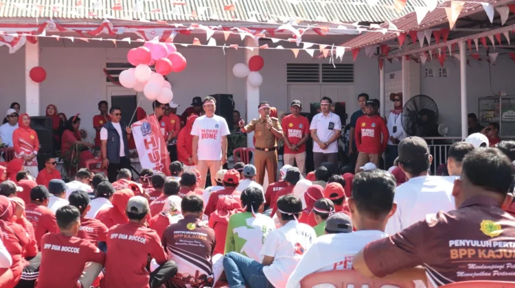 Dinas TPHP Bone Gelar Gebyar Merdeka, Bupati Dorong Penguatan Swasembada Pangan