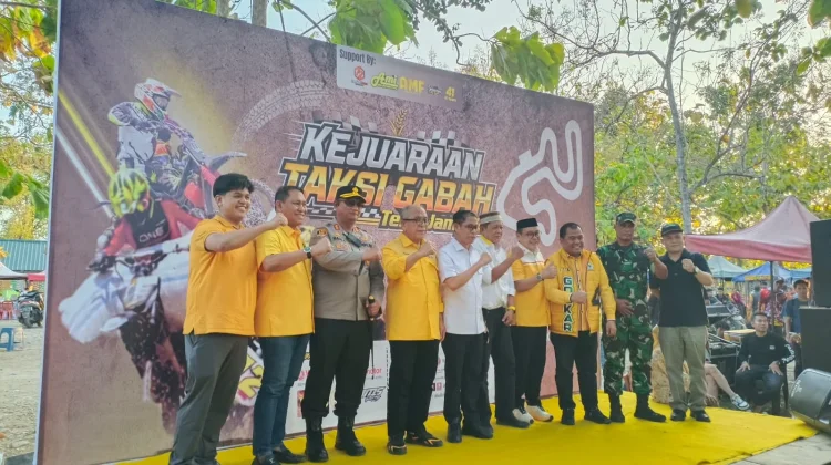 Kapolres Soppeng Hadiri Pembukaan Taksi Gabah Tenri Jampae