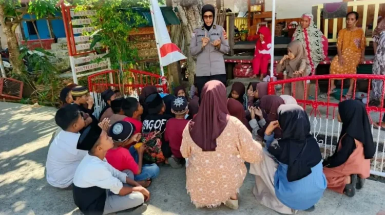 Polres Bone Bina Santri Al-Muhajirin Jadi Generasi Berakhlak