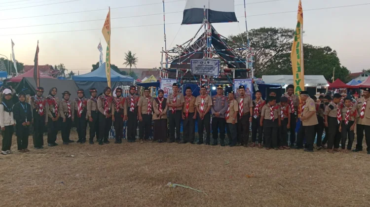 Polsek Liliriaja Kawal Perkemahan Pramuka HUT RI