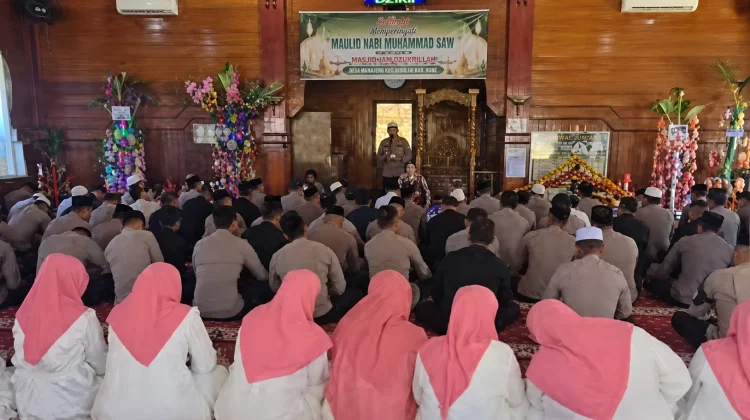Semarak Maulid Nabi, Batalyon C Pelopor Perkuat Kepedulian Sosial