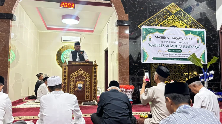Kapolres Soppeng Perkuat Silaturahmi lewat Maulid Nabi