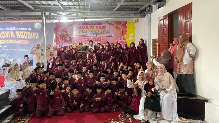 Rumah Cerita 24 Bone Warnai Perayaan Maulid TPQ Auladil Jannah