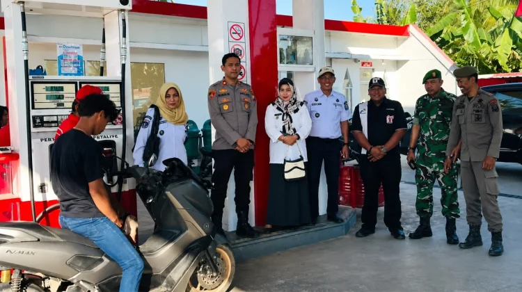 Koramil Tellusiatinge Pantau Distribusi BBM Subsidi