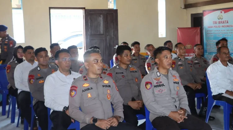 Kapolres Bone Tatap Muka dengan Personel Satpolair Bajoe