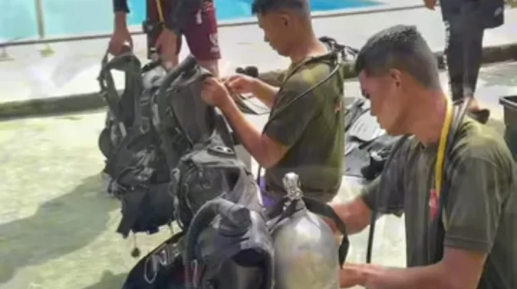 Batalyon C Pelopor Asah Kemampuan Menyelam, Hadapi Kondisi Darurat