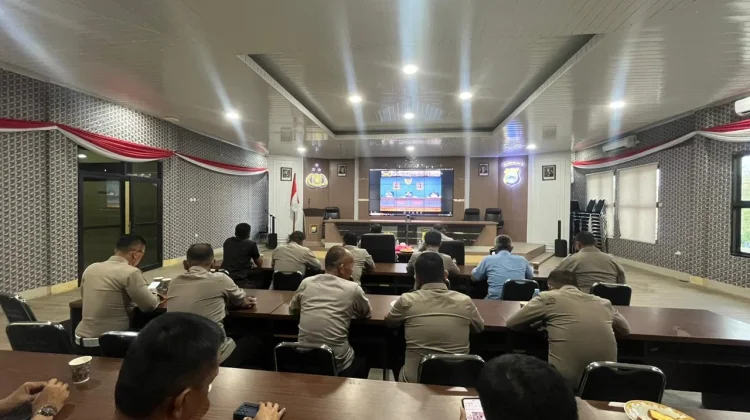 Kapolres Soppeng Ikuti Anev Sitkamtibmas, Perkuat Kesiapsiagaan