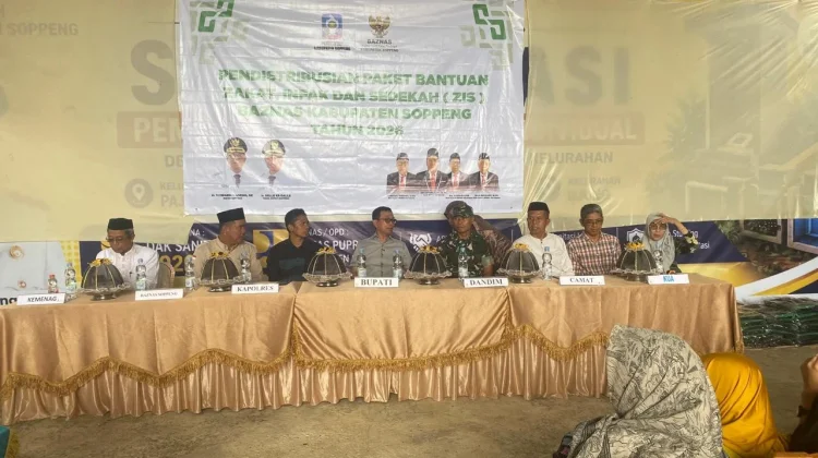 Warga Lilirilau Soppeng Terima Bantuan ZIS BAZNAS