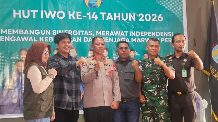 Wakapolres Soppeng Hadiri HUT IWO, Perkuat Sinergi