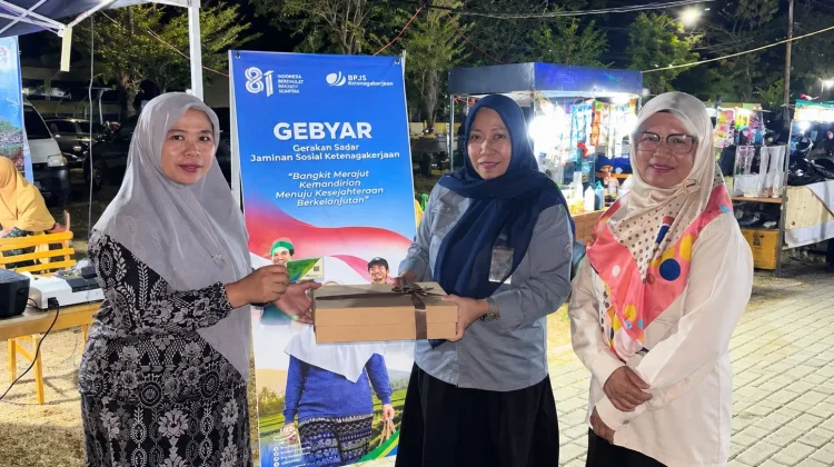Harpelnas 2026, BPJS Ketenagakerjaan Sinjai Sasar Pekerja Lewat Grebek Pasar