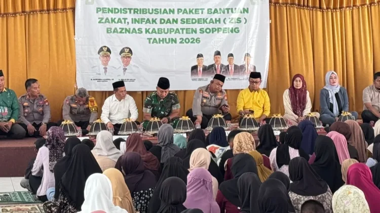 Kapolres Soppeng Dukung Penyaluran Dana ZIS bagi Warga