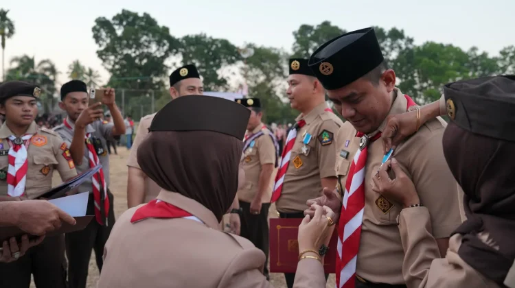 Dedikasi Kepramukaan, Dua Jajaran Rutan Sinjai Diganjar Penghargaan Pancawarsa
