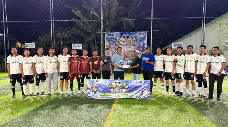 Rutan Sinjai Raih Juara III Turnamen Mini Soccer BRI Sinjai N’ Friends