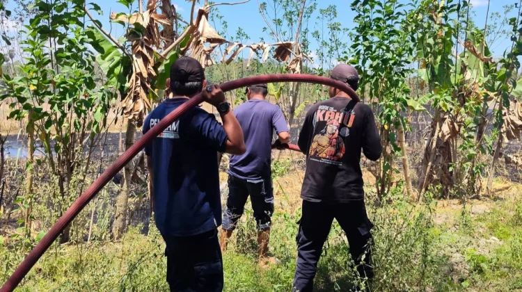 Kebakaran Lahan di Palattae Kahu Dipicu Pembakaran Sampah