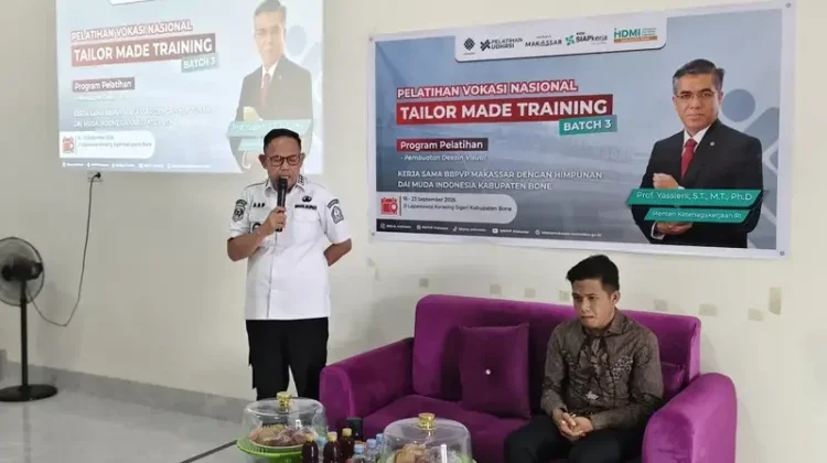 Pemkab Bone Gelar Vokasi Nasional Tailor Made Training Batch 3