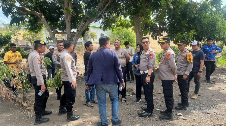 Kapolres Soppeng Tinjau Lahan Eks HGU di Desa Sering