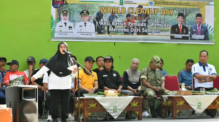 Bupati Sinjai Kampanyekan Lingkungan Bebas Plastik di World Cleanup Day 2026