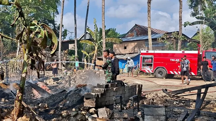 Rumah Warga di Bone Hangus Terbakar Diduga Akibat Kompor Gas