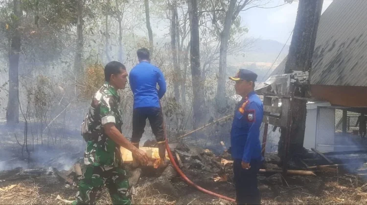 Kebakaran Lahan Lalabata Rilau Berhasil Dikendalikan