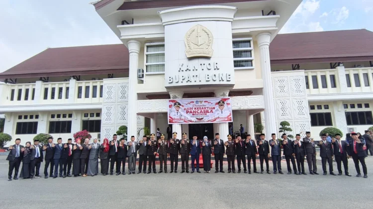 Peringatan Hari Kesaktian Pancasila 2026 di Bone Berlangsung Khidmat