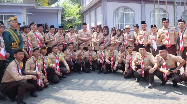 Delapan Santri Bone Wakili Sulsel Perkemahan Pramuka Santri Nusantara VI