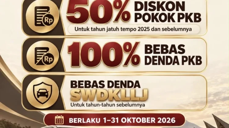 Pajak Kendaraan Bone Dapat Diskon 50 Persen Selama Oktober