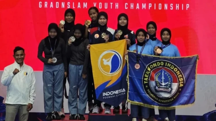 Tim Taekwondo Bone Raih Perunggu di Pugnator Open 2026