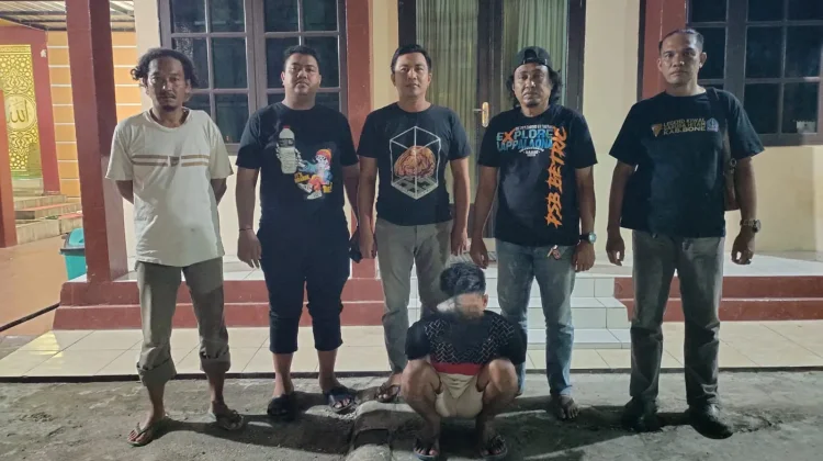 Reskrim Polres Bone Amankan Terduga Pelaku Penikaman