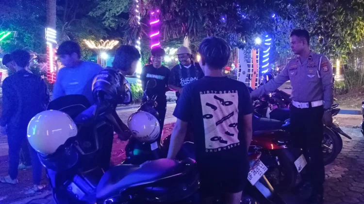 Ops Pallawa Satlantas Polres Bone Tertibkan Knalpot Brong