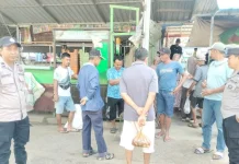 Polsek Marioriwawo Perketat Pengamanan Pasar, jelang Ramadan