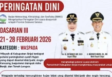 Waspada Sinjai Berpotensi Dilanda Cuaca Ekstrem hingga Akhir Februari