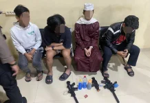 Empat Pemuda Konvoi Pistol Mainan Diamankan Polisi
