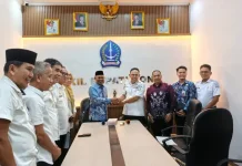Wabup Bone Sambut Kunjungan Kerja Wabup Tanah Bumbu