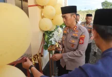 Kapolres Soppeng Resmikan Rumah Imam Masjid