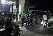 Patroli Presisi Polres Bone Bubarkan Lomba Lari Malam