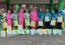 Bhayangkari, Persit, PKK Citta Berbagi Sembako