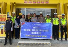 Sat Lantas Polres Soppeng Dampingi Survey Andalalin Polda Sulsel