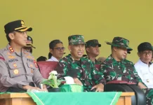 Kapolres Soppeng Hadiri Penutupan Program TMMD Ke-127