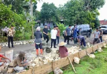 Bupati Bone Tinjau Pengaspalan Jalan di Desa Selli